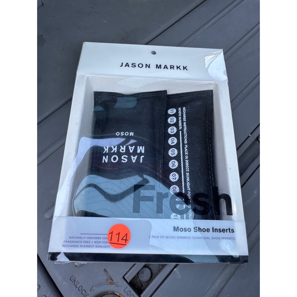 New Jason Markk Moso Bamboo Charcoal Rechargeable Anti Odor Shoe Insert